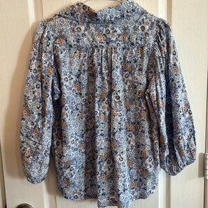 Free People Floral Blouse
